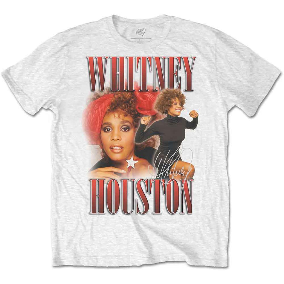 Whitney Houston 90s Homage White
