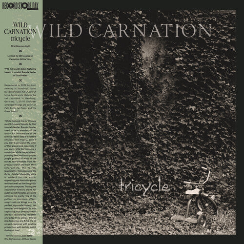 Wild Carnation Tricycle - Green - Record Album - Vinyl LP