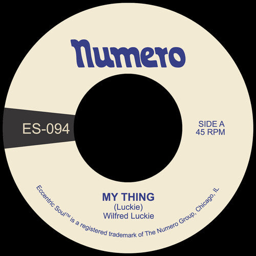 Wilfred Luckie My Thing B/W Wait for Me - Record Album - Vinyl LP