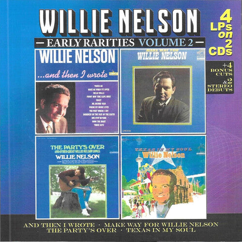 Willie Nelson Early Rarities, Vol. 2 - 2-Disc CD Album