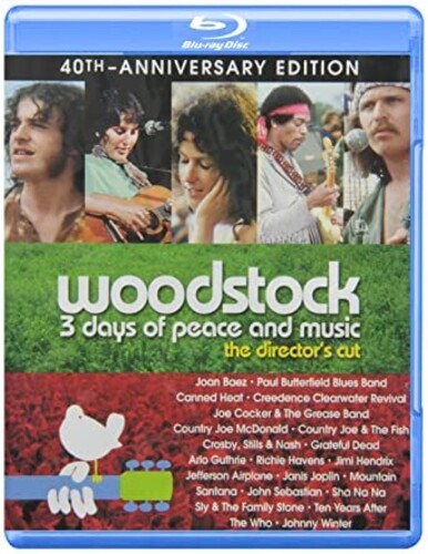 Woodstock: 3 Days of Peace & Music Woodstock - 2-Disc Blu-Ray Set