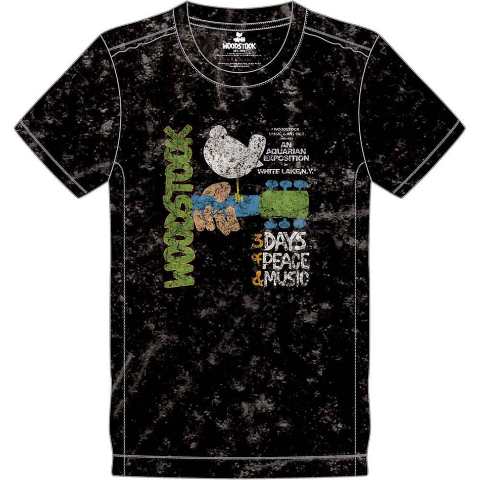 Woodstock Poster Black