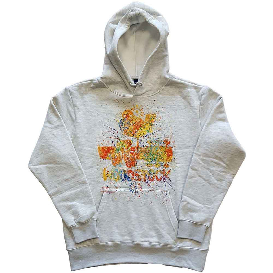 Woodstock Splatter Neutral, White