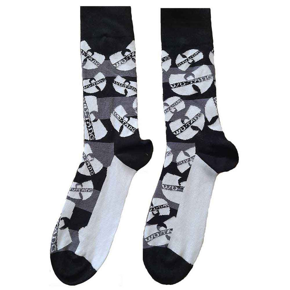 Wu-tang Clan Logos Monochrome Black, White, Grey