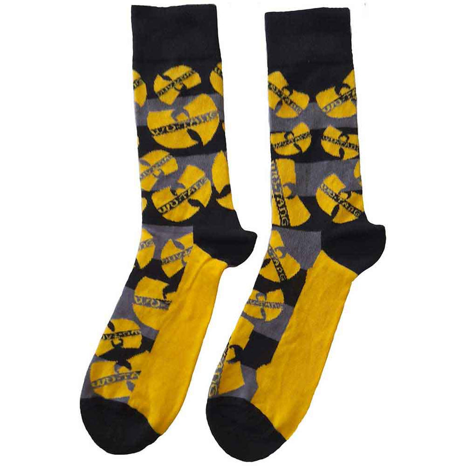 Wu-tang Clan Logos Yellow Black, Yellow, Grey