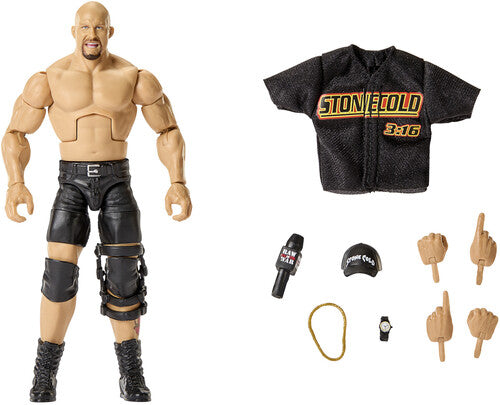 WWE WWE Elite Collection 6" "Stone Cold" Steve Austin Action Figure - CD Album
