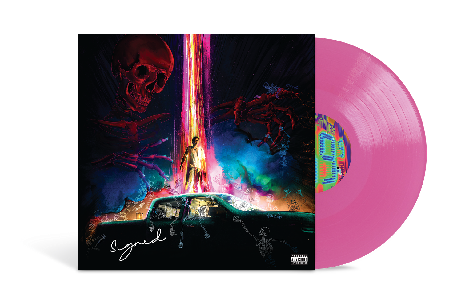 Wyatt Flores Scared Of Heights [Neon Pink LP] [Signed]