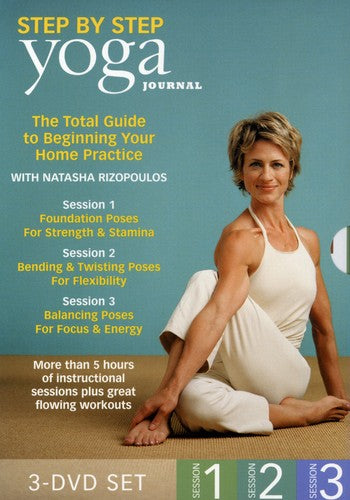 Yoga Journal's: Beginning Yoga Step by Step 1-3 - 3-Disc DVD Set