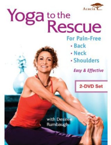 Yoga to the Rescue for Pain Free Back Neck & Yoga To The Rescue For Pain Free Back Neck & Shoulders - 2-Disc DVD Set