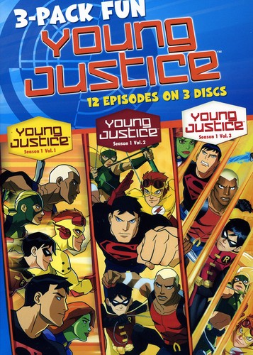 Young Justice: Season 1 Volumes 1, 2 & 3 - 3-Disc DVD Set