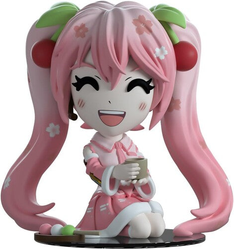 Youtooz Youtooz - Hatsune Miku - #446 Sakura Miku Vinyl Figure - Record Album - Vinyl LP