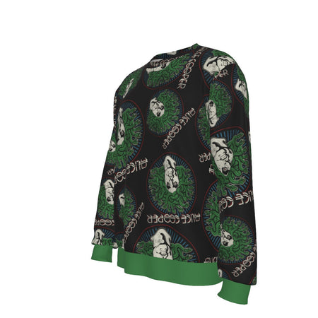 Yoycol Alice Cooper Hair All Over Print Sweatshirt White