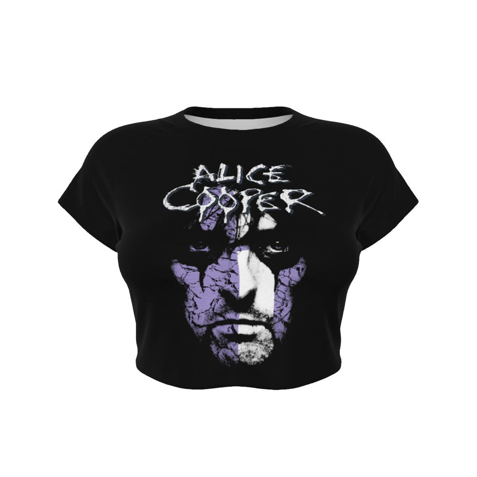 Yoycol Alice Cooper Vintage Look Women's Crop Top As Shown