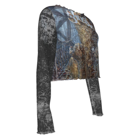 Yoycol Ghost Chapel Women's Mesh Top As Shown
