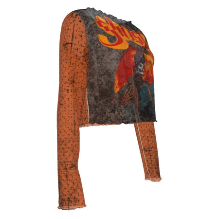 Yoycol Ghost Here's Papa Women's Mesh Top As Shown