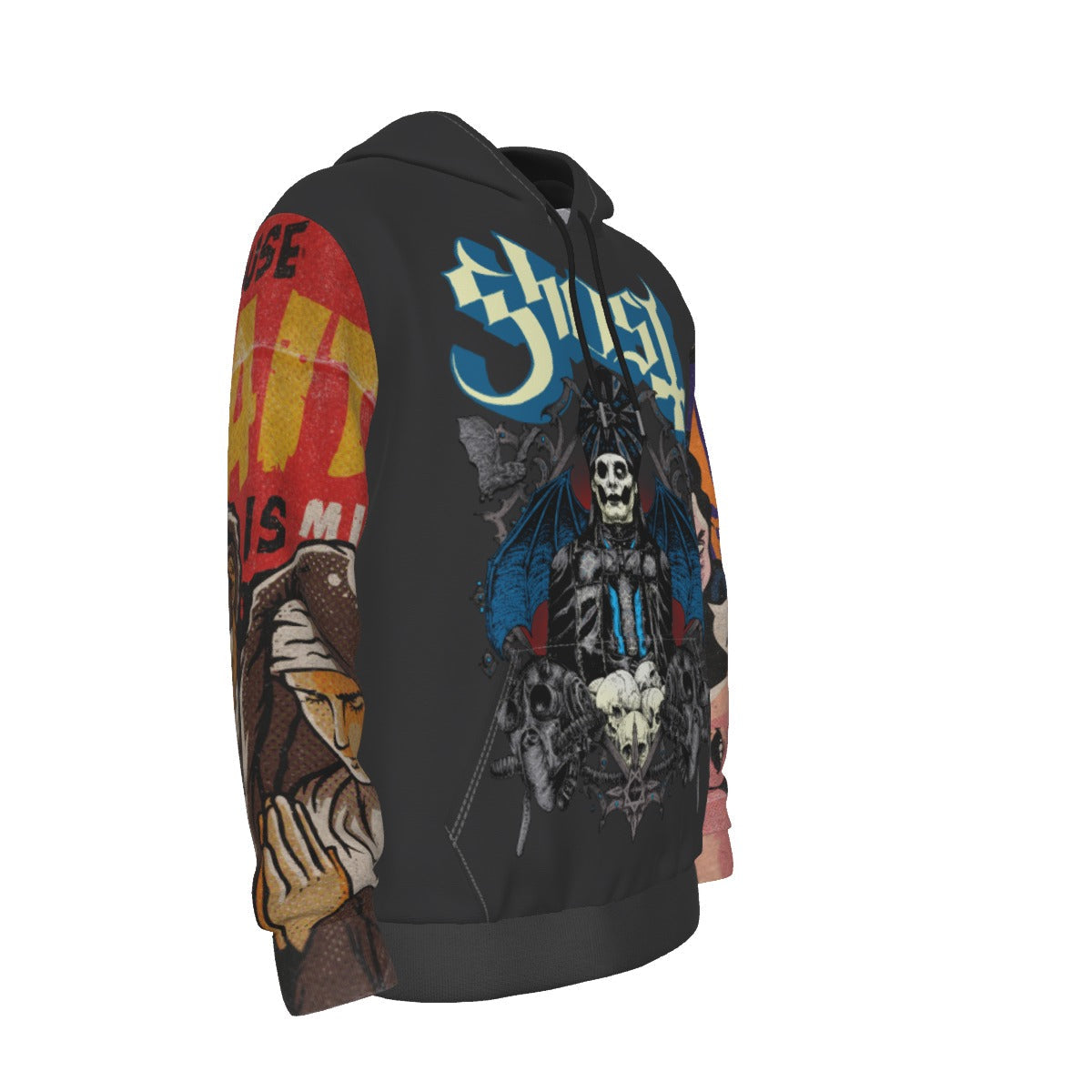 Yoycol Ghost Illumination All Over Print Hoodie As Shown