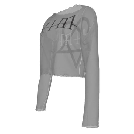 Yoycol Him Heart Star Women's Mesh Top As Shown