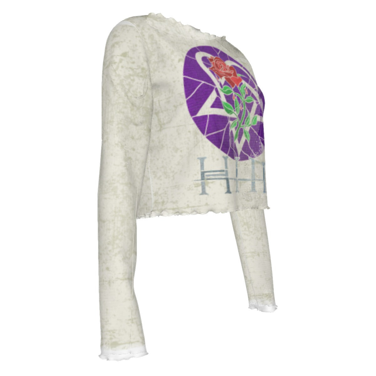 Yoycol Him Roses Women's Mesh Top As Shown