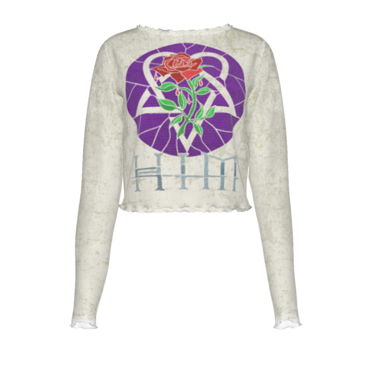 Yoycol Him Roses Women's Mesh Top As Shown