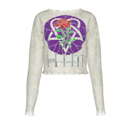 Yoycol Him Roses Women's Mesh Top As Shown