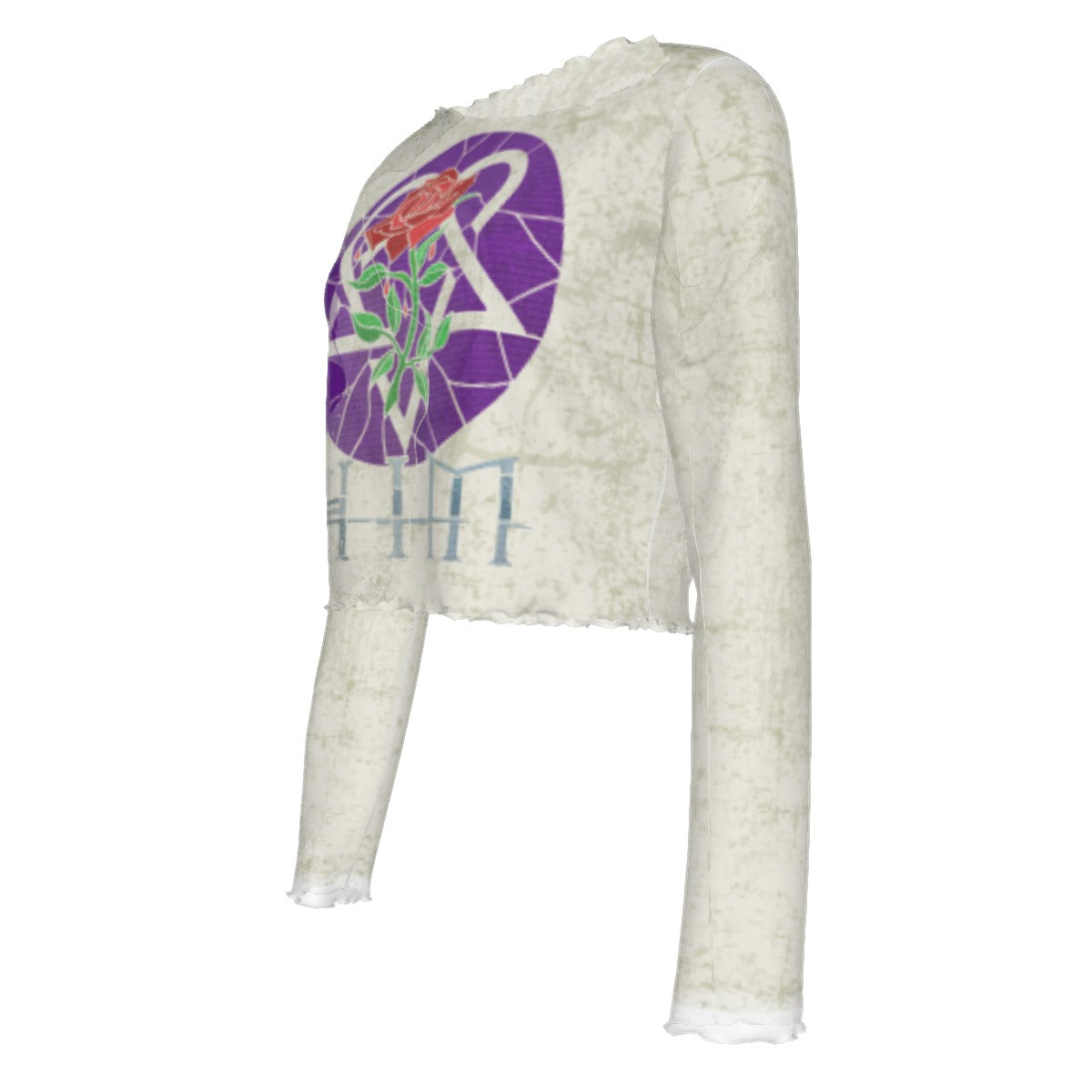Yoycol Him Roses Women's Mesh Top As Shown