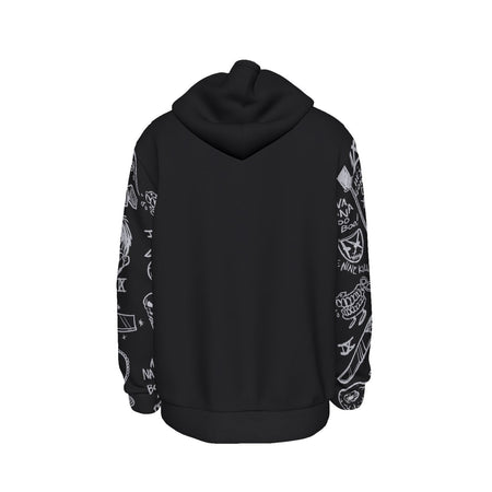 Yoycol Ice Nine Kills Knifed Sleeves All Over Print Hoodie As Shown