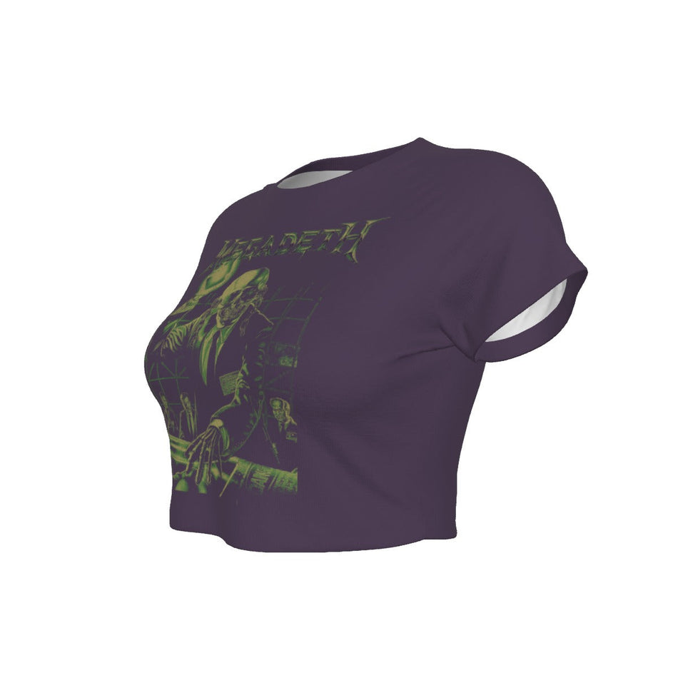 Yoycol Megadeth Vic Suit Women's Crop Top As Shown