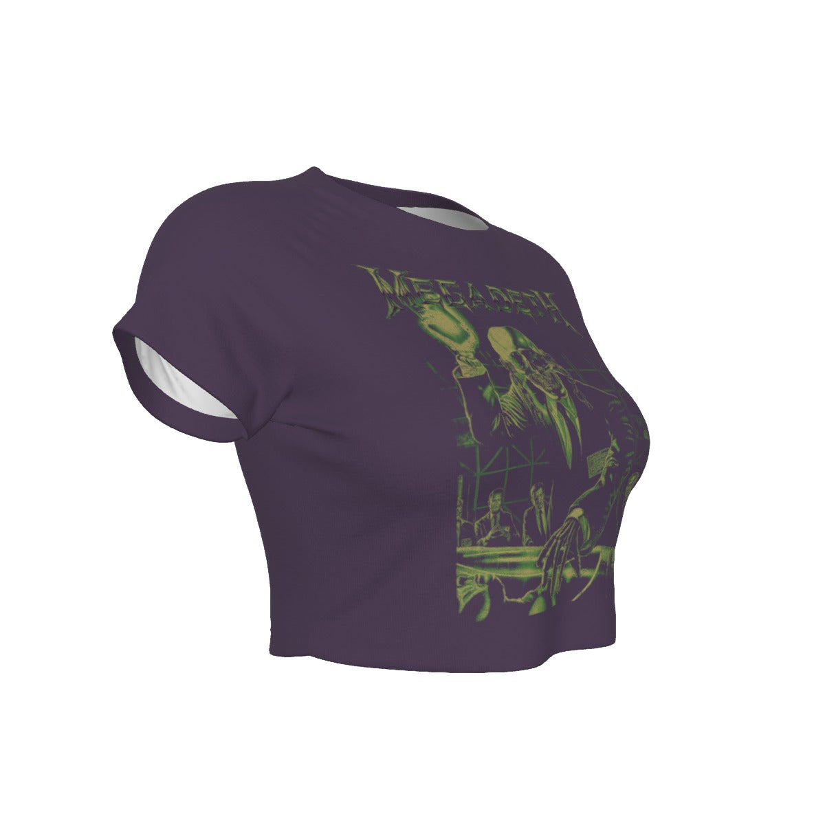 Yoycol Megadeth Vic Suit Women's Crop Top As Shown