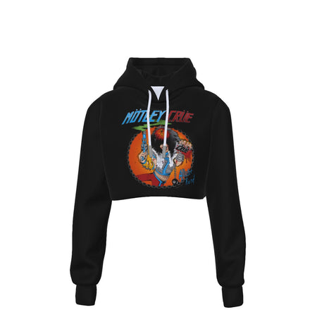 Yoycol Motley Crue Allister Fiend Women's Cropped Hoodie As Shown