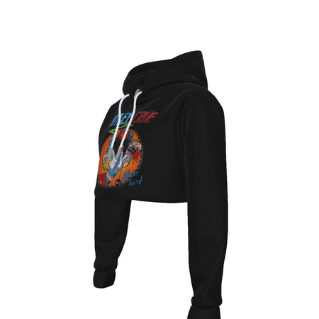 Yoycol Motley Crue Allister Fiend Women's Cropped Hoodie As Shown