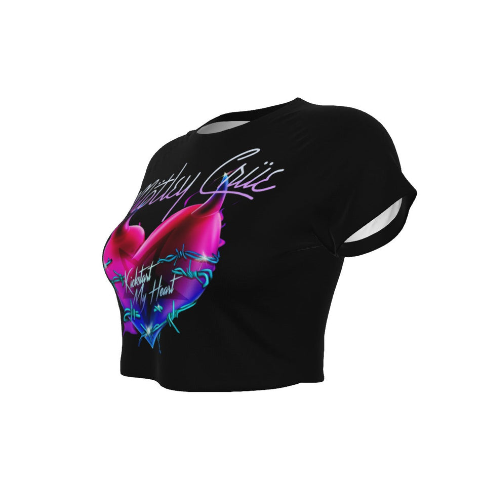 Yoycol Motley Crue Kickstart My Heart Women's Crop Top As Shown
