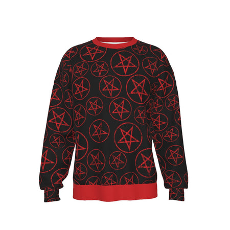 Yoycol Motley Crue Pentagram All Over Print Sweatshirt As Shown