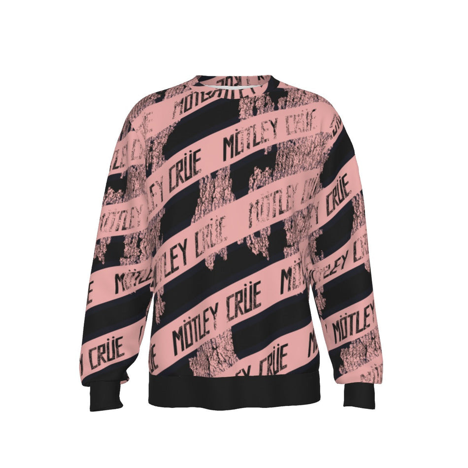 Yoycol Motley Crue Slanted All Over Print Sweatshirt As Shown