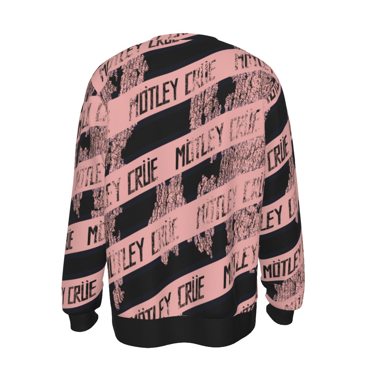 Yoycol Motley Crue Slanted All Over Print Sweatshirt As Shown