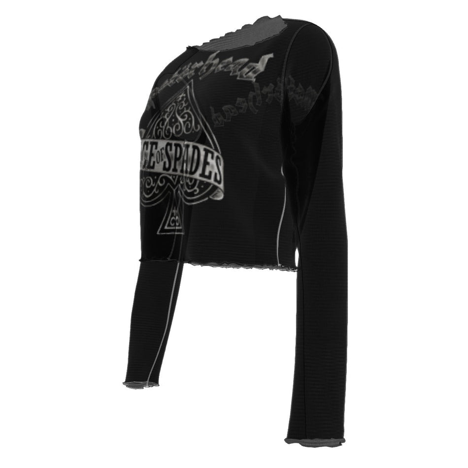Yoycol Motorhead Ace of Spades Women's Mesh Top As Shown