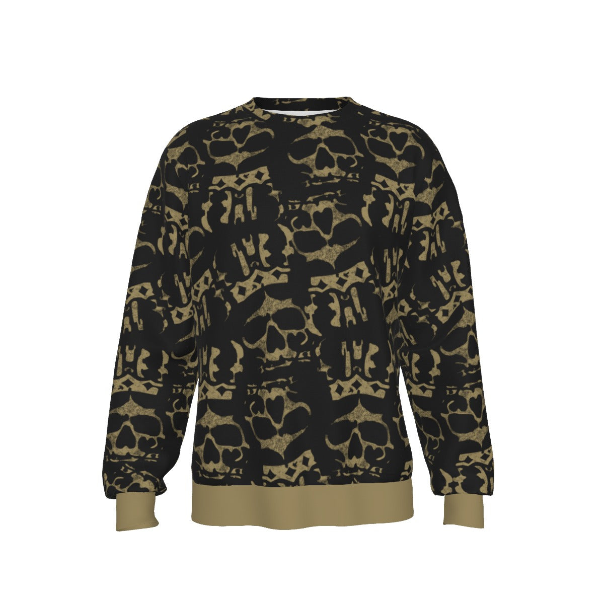 Yoycol Ozzy Osbourne Crown Skull All Over Print Sweatshirt As Shown