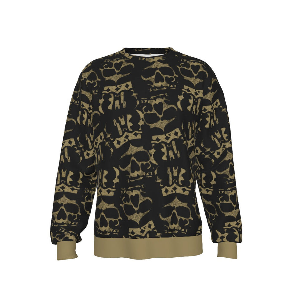 Yoycol Ozzy Osbourne Crown Skull All Over Print Sweatshirt As Shown