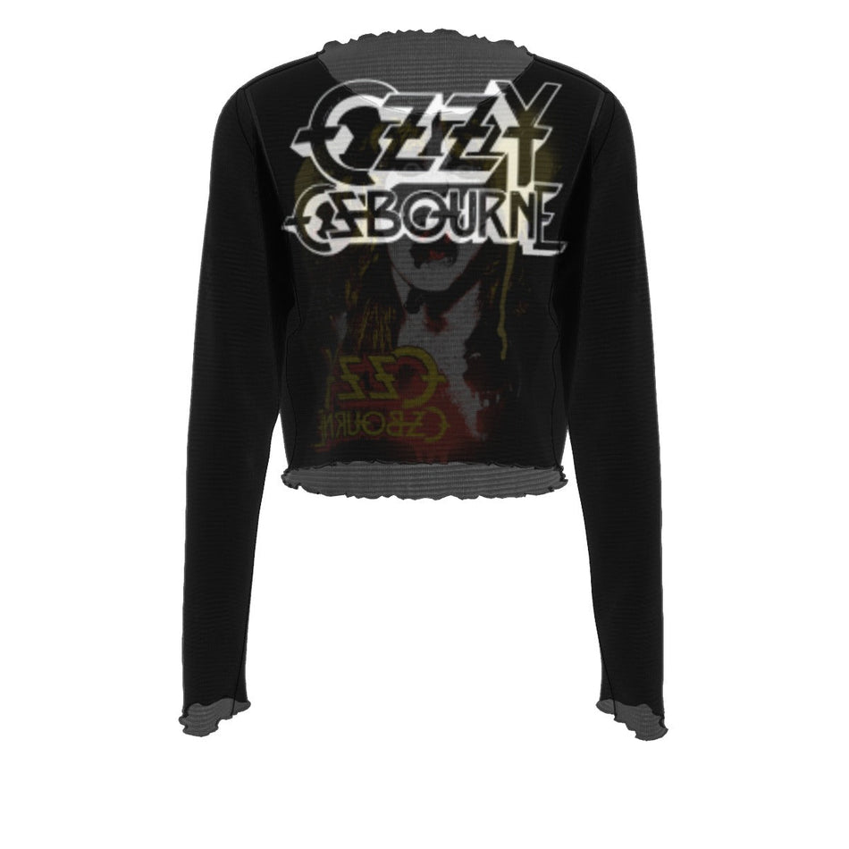 Yoycol Ozzy Osbourne Drip Women's Mesh Top As Shown
