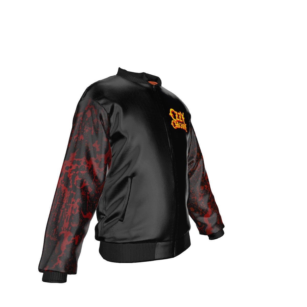 Yoycol Ozzy Osbourne Screaming Bomber Jacket As Shown