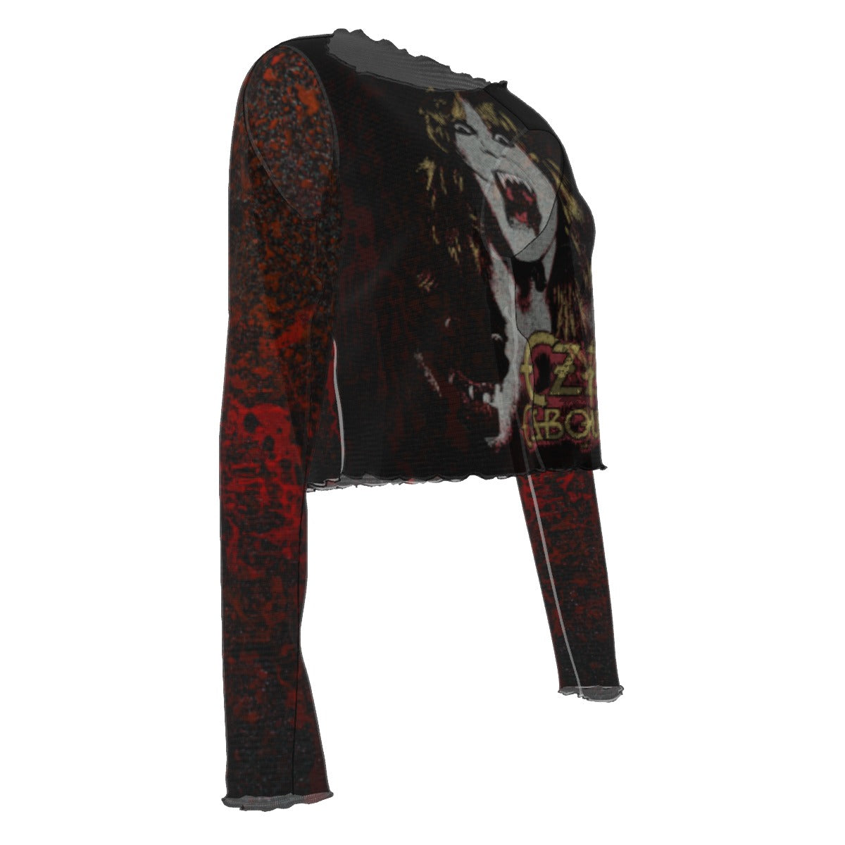 Yoycol Ozzy Osbourne Vampire Women's Mesh Top As Shown