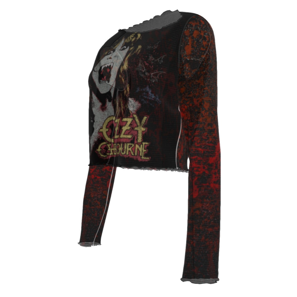 Yoycol Ozzy Osbourne Vampire Women's Mesh Top As Shown