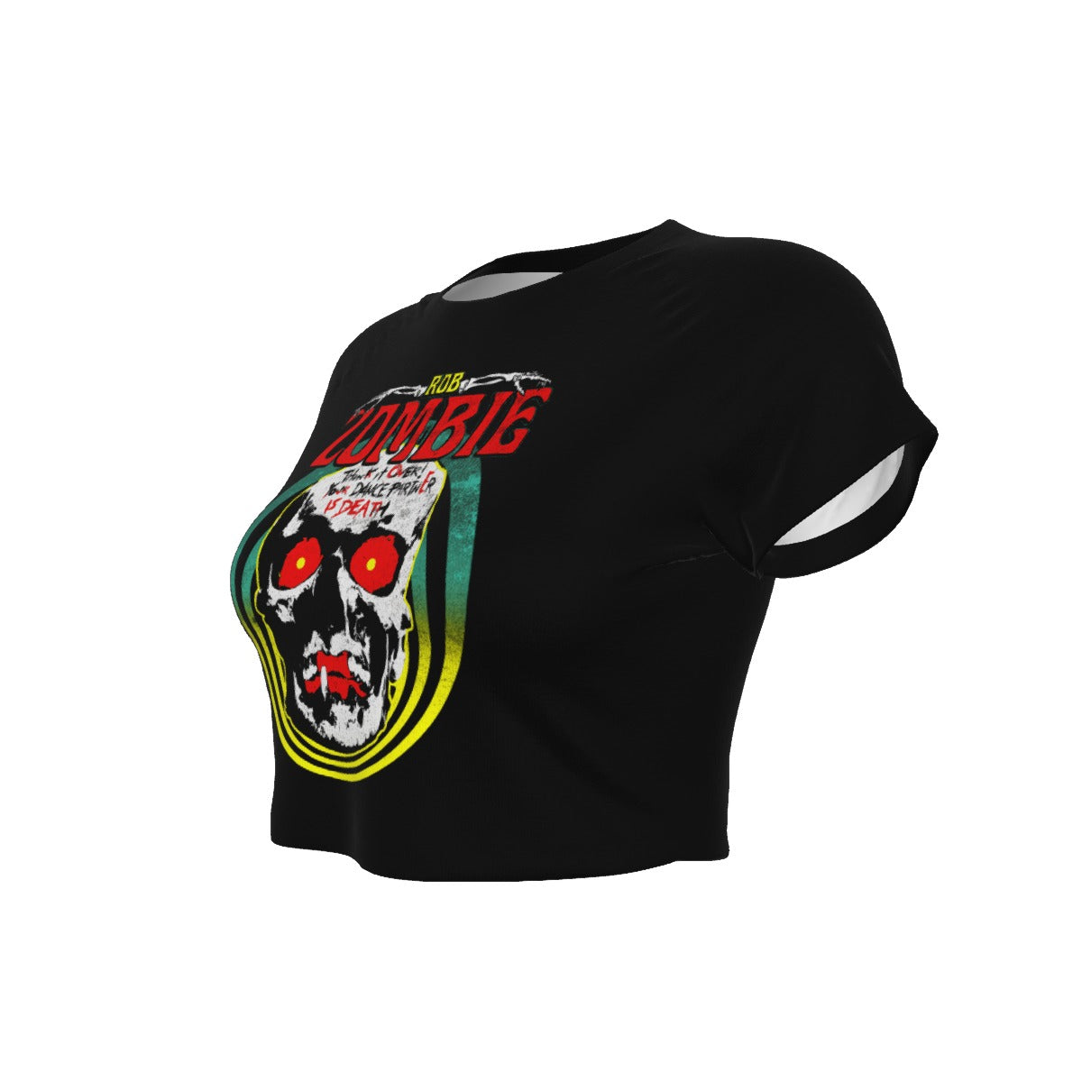 Yoycol Rob Zombie Clown Skull Women's Crop Top As Shown