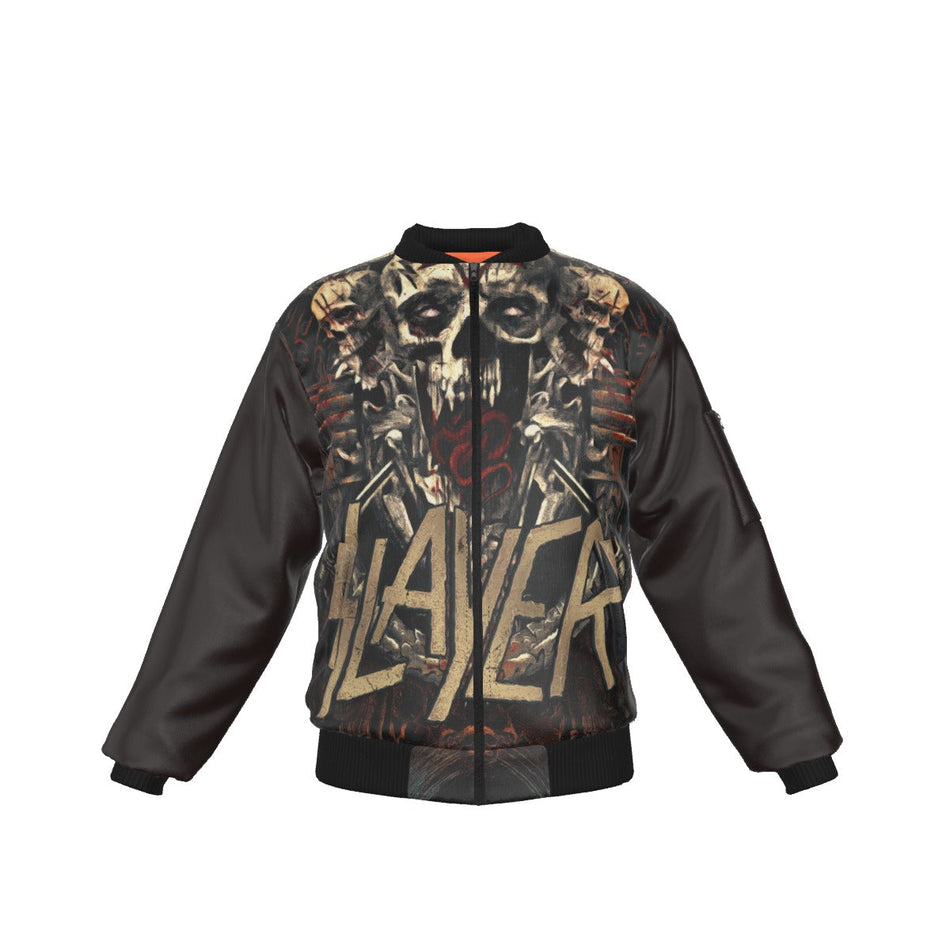 Yoycol Slayer Gothic Bomber Jacket White