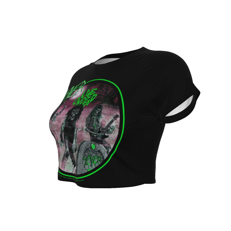 Yoycol Slayer Live Undead Women's Crop Top As Shown