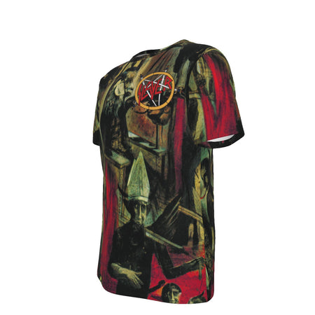 Yoycol Slayer Reign In Blood All Over Print T-Shirt - 100% Cotton As Shown