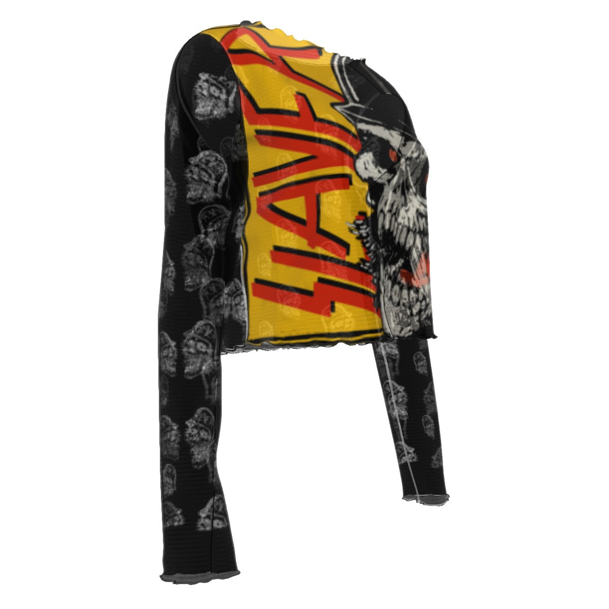 Yoycol Slayer Screamin' Skull Women's Mesh Top As Shown