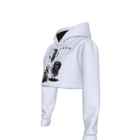 Yoycol Sleep Token Repeat Women's Cropped Hoodie As Shown