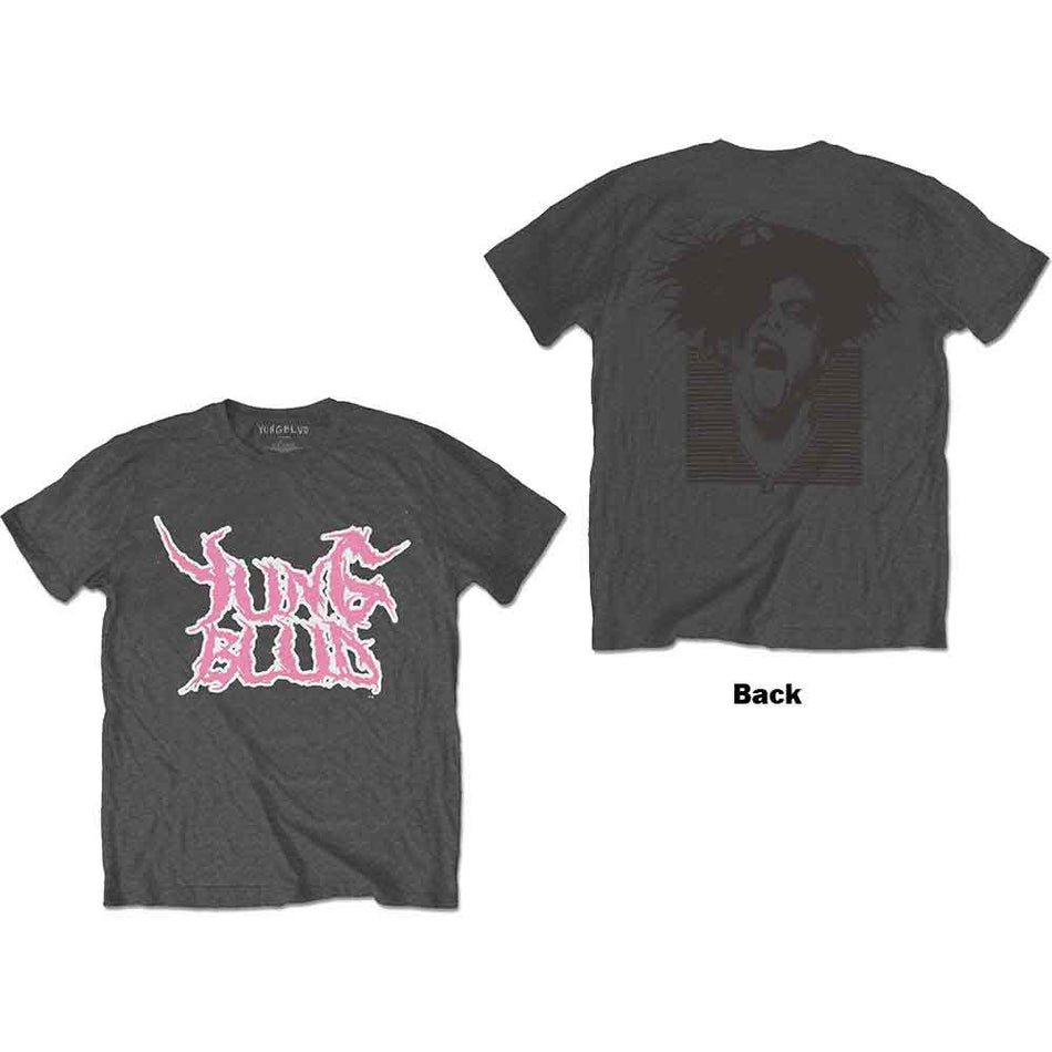 YUNGBLUD DEADHAPPY Pink Grey