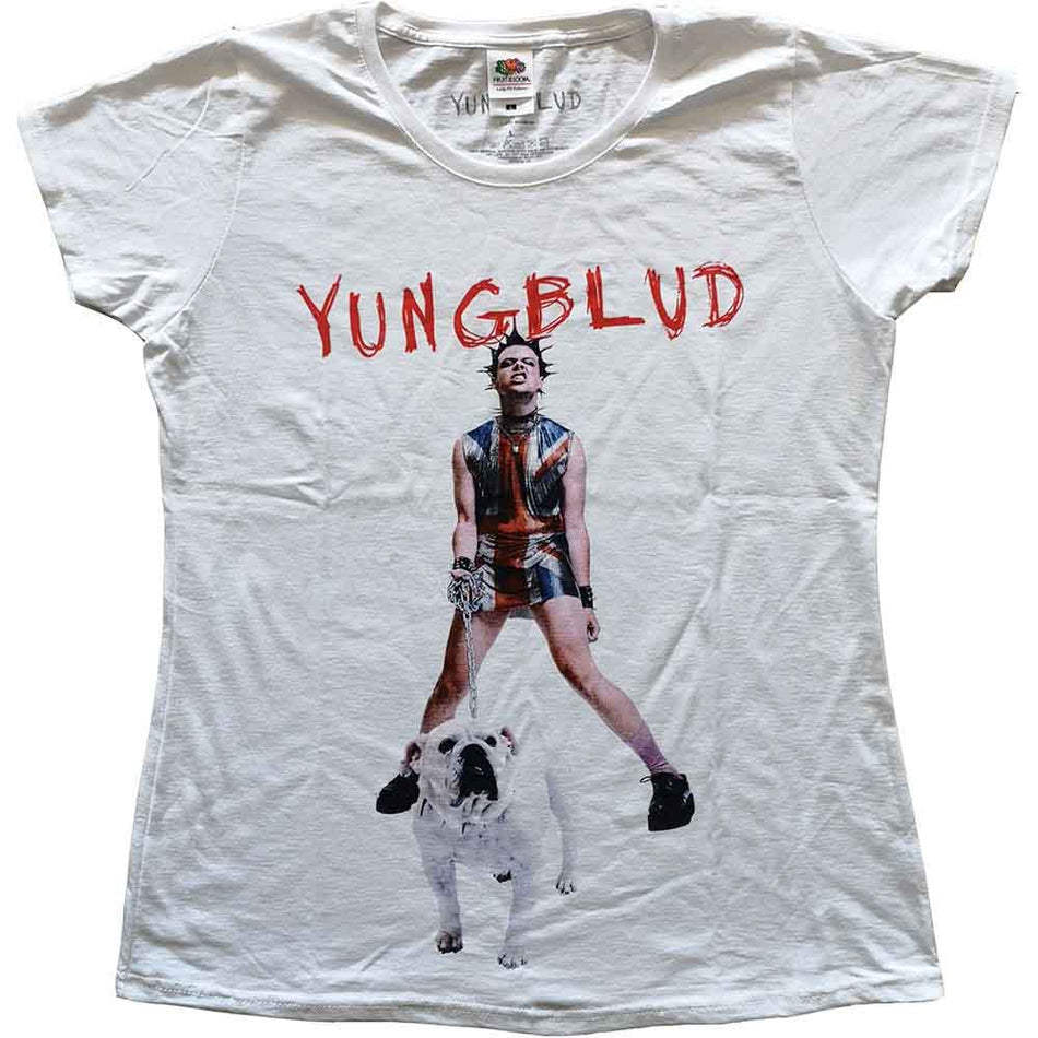 YUNGBLUD Strawberry Lipstick White