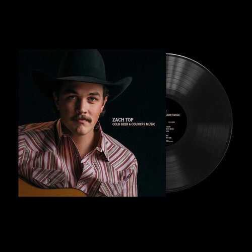 Zach Top Cold Beer & Country Music - Record Album - Vinyl LP